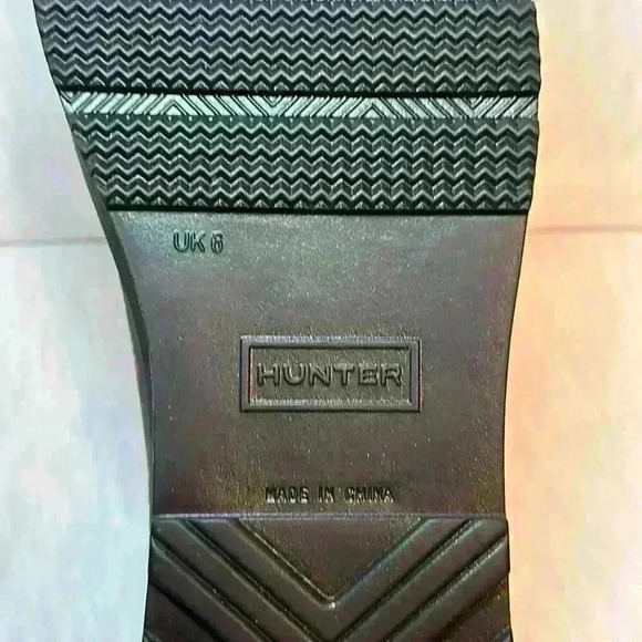 Hunter Play Mini Rainbow Print Womens Navy Clogs NWOT Rain Clogs Women’s Size 8 - Picture 10 of 11